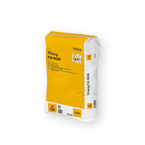 Mortar adeziv pentru zidarie BCA Ytong Fix M5 N220, gri, 25Kg
