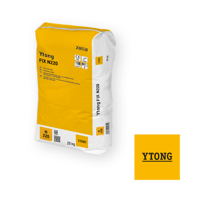 Mortar adeziv pentru zidarie BCA Ytong Fix M5 N220, gri, 25Kg